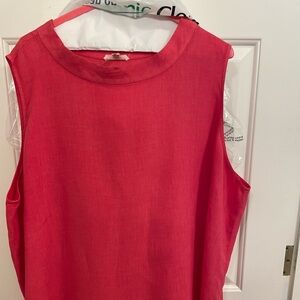 Eileen Fischer 100 % Linen Tunic Top, Excellent Condition